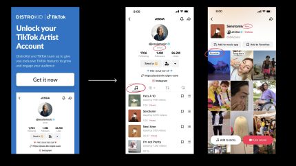 TikTok fast-tracks artist account creation for DistroKid members