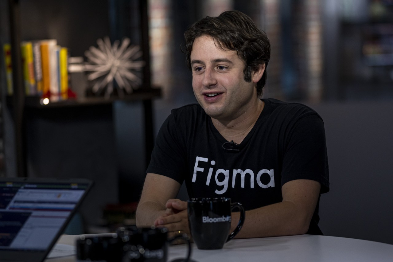 Dylan Field, co-founder and chief executive officer of Figma Inc., speaks during a Bloomberg Technology television interview in San Francisco, California, U.S., on Thursday, June 24, 2021. Software design company Figma has raised fresh funding at a valuation of $10 billion, quintupling its price tag since last year. Photographer: David Paul Morris/Bloomberg via Getty Images