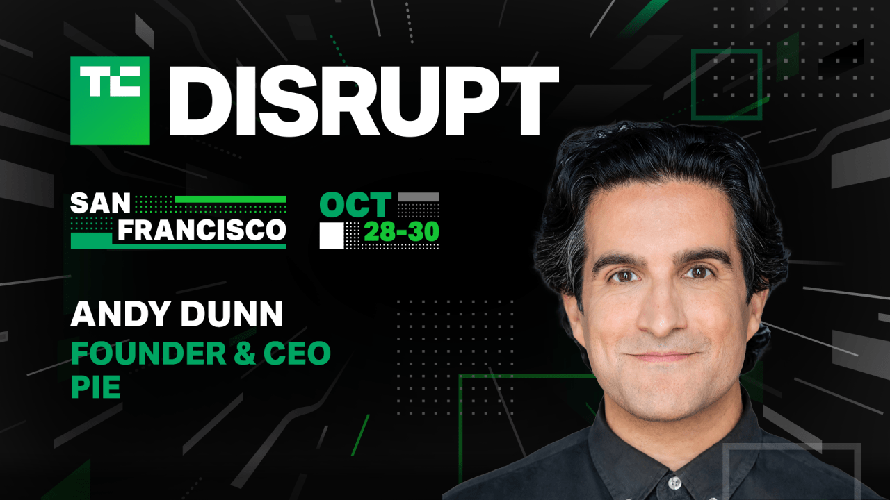 Andy Dunn speaking at TechCrunch Disrupt 2024